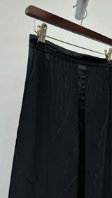 Jean Paul Gaultier Shiny-line Switching Long Skirt