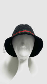 Gucci GG Monogram Stripe Bucket Hat