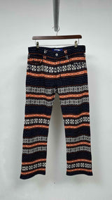 Junya Watanabe MAN Nordic Knit Flare Pants