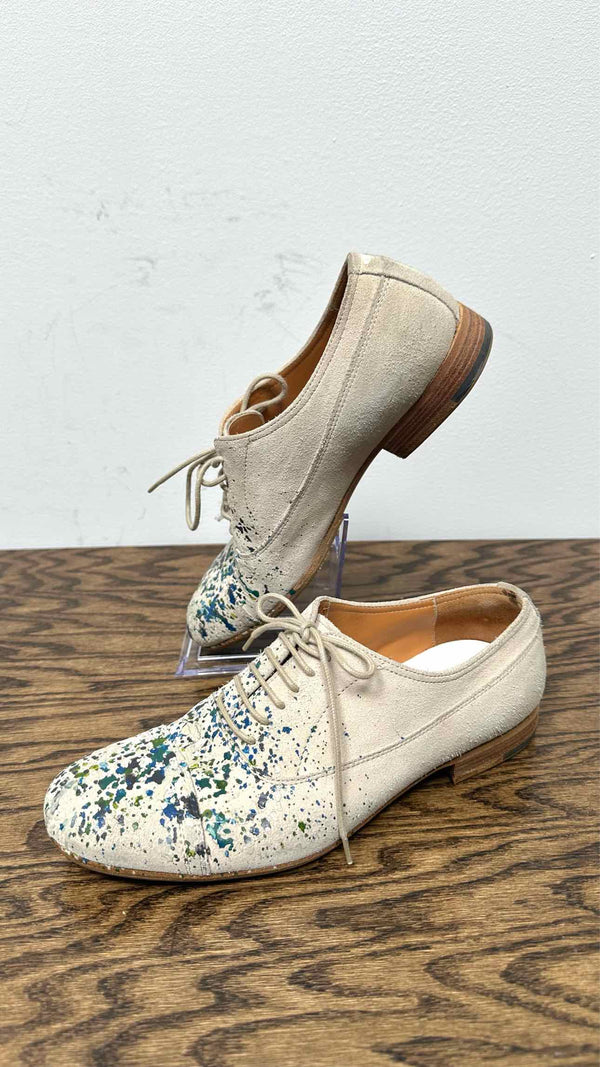 Margiela Overpainted Suede Sneakers