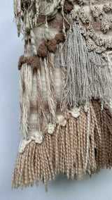 Rodarte Mixed-media Hand-knit Fringe Long Skirt