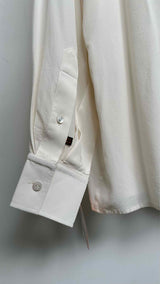 Louis Vuitton Front-Pleated Frill-Collar Shirt