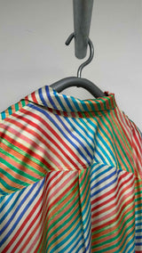 Christopher John Rogers S/S Rainbow Striped Shirt