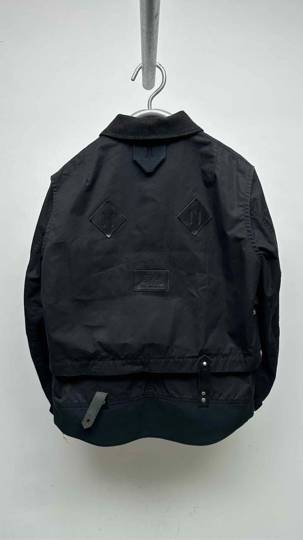 eYe Junya Watanabe Man X Seil Marschall Packable Leather-patched Jacket