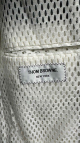Thom Browne Unconstructed 4-bar Hooded Jacket