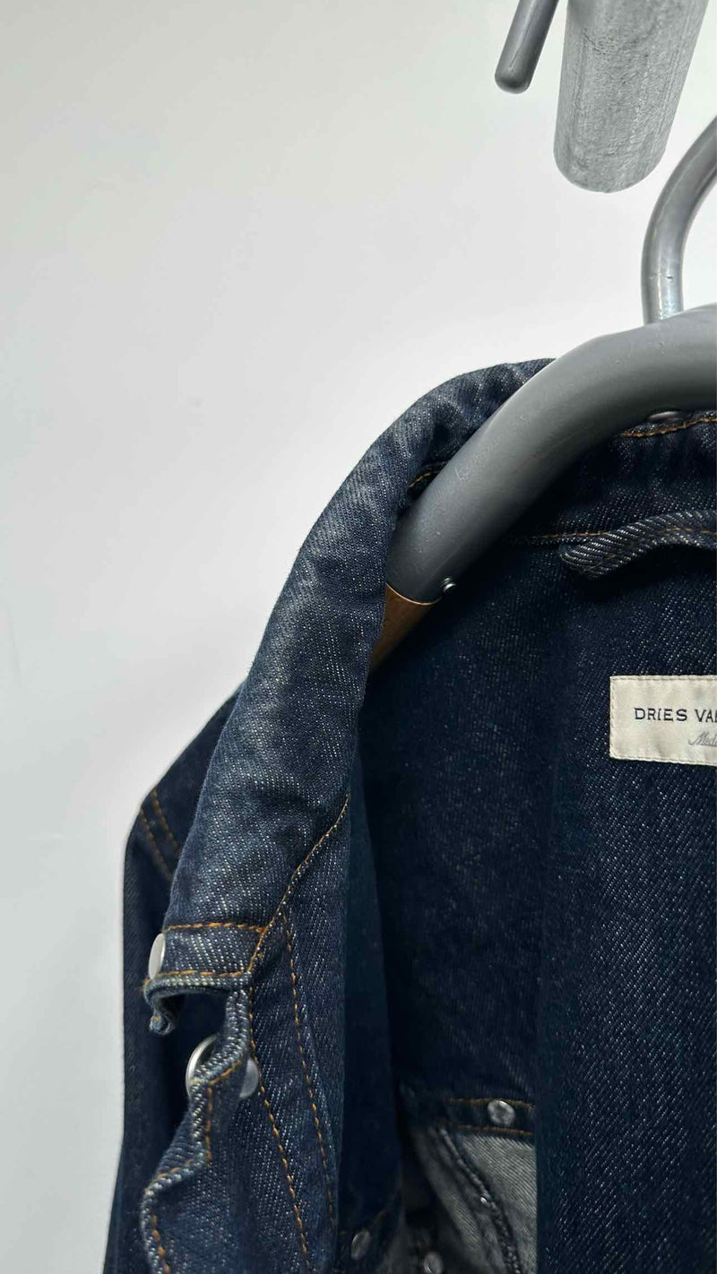 Dries Van Noten Studded Denim Jacket