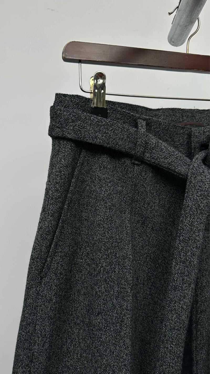 Ermenegildo Zegna Heavy-weight Belted Wide Pants