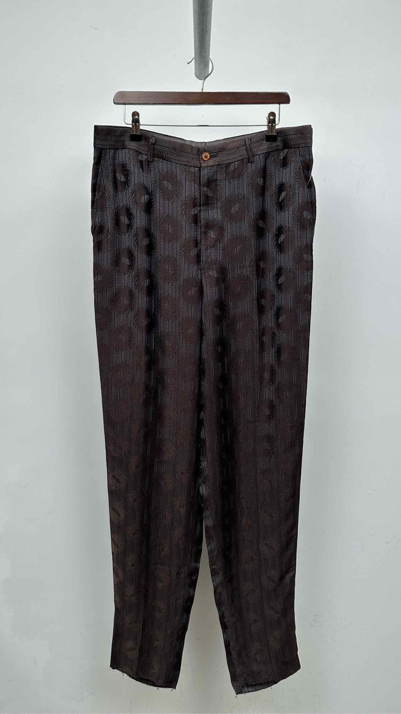 Comme Des Garcons Homme Plus Jacquard Satin Stripe Pants