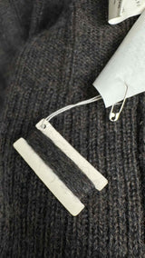 Comme Des Garcons Homme Zip-up Rib Long Cardigan