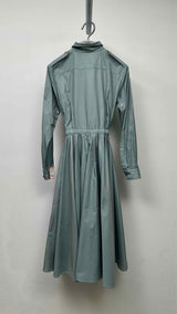 Dries Van Noten Two-toned Drawstring Light Coat