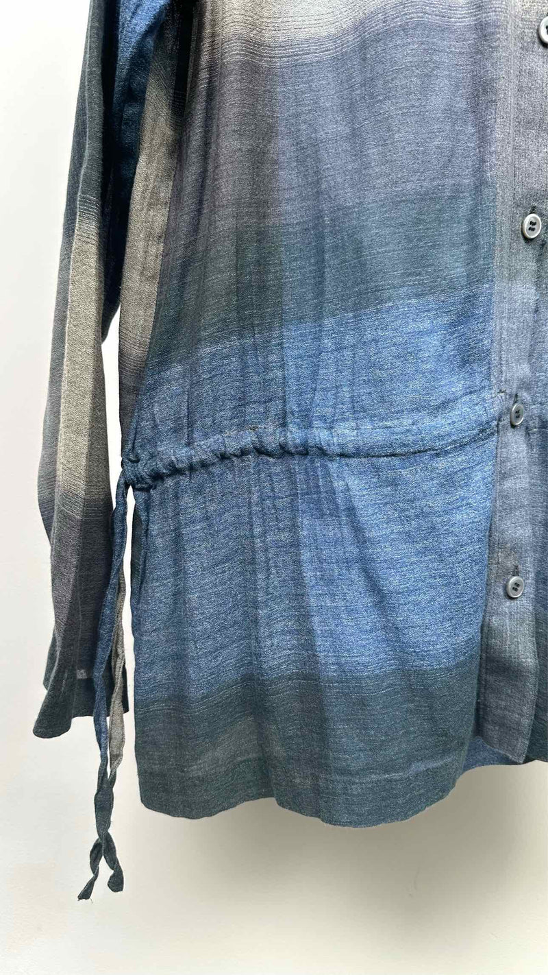 Haat Color-blocking Draw-string Shirt