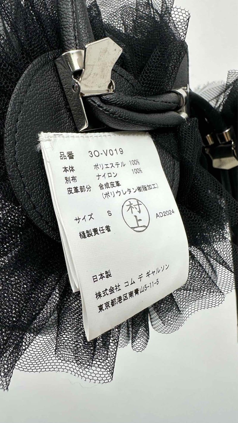 Noir Kei Ninomiya Flower Corsage Loop Tie