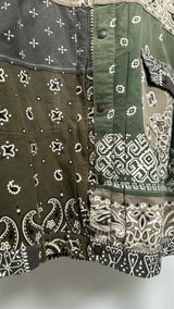 Kapital Reversible Paisley Patchwork Flannel Jacket