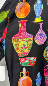 Versace X Andy Dixon S/S Vessels Vacation Satin Shirt