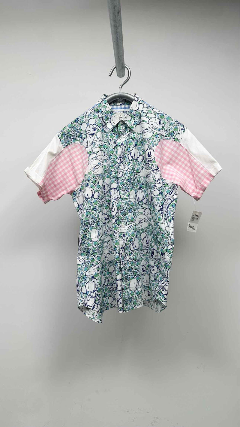 Comme Des Garçons Shirt X Disney Mickey Mouse Printed Shirt