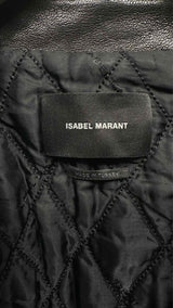 Isabel Marant Bacem Quilted-Lining Leather Jacket