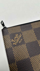 Louis Vuitton X Nigo Jour Damier Ebene Giant GM Clutch Bag