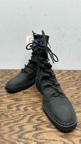 Yohji Yamamoto Wrinkly Back-Zip Boots