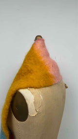 LOEWE Color-blocking Mohair-knit Scarf