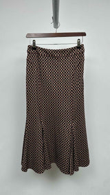 Marni Checker Marmaid Skirt