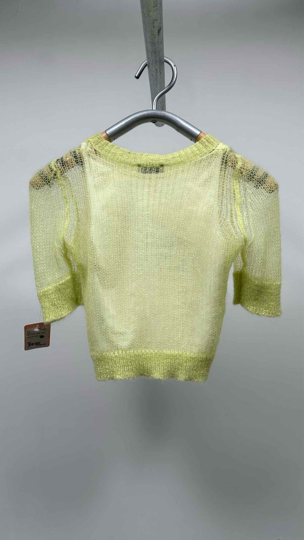 Diesel S/S Sweater Tank Leopard Top