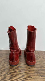 GUIDI Flat Zip Boots