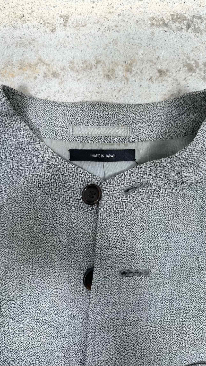 Issey Miyake Men Wrinkly Collarless Jacket
