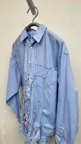 Marni Ice Aged Yarn Hana Embroidered Shirt
