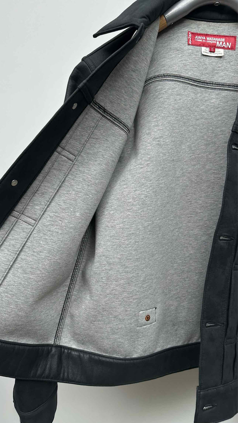 Junya Watanabe MAN X Levi's Faux-leather Neoprene Trucker Jacket