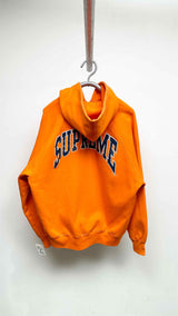 Supreme Cracked Logo Raglan Zip-up Hoodie