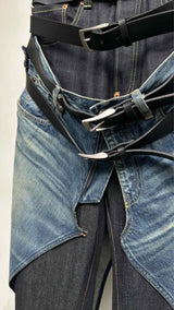 Junya Watanabe x Levi's Multi-belt Panelled Jeans