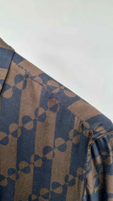 Dries Van Noten S/S Satin Geometric Shirt