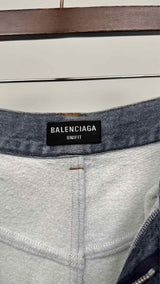 Balenciaga Trompe Loeil Wide Sweat Jeans