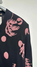 Sacai X Sun Surf Botanical-jacquard Hybrid Cardigan