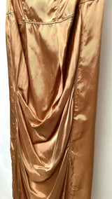 Rick Owens N/S Draped Satin Long Dress