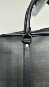 Burberry Smoked Check Newburg Briefcase Bag