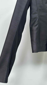 Rick Owens Collarless Cropped Blazer Jacket