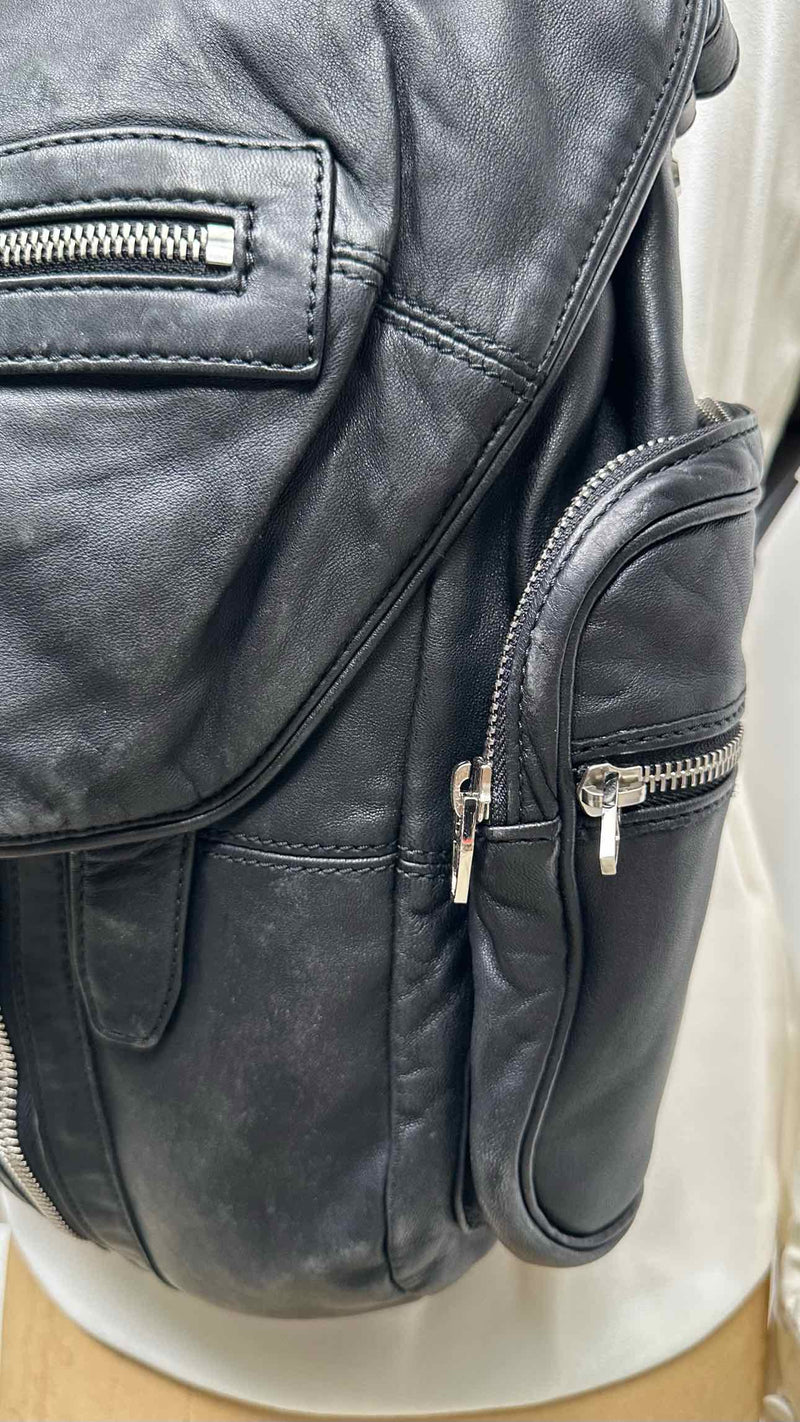 Alexander Wang Zip-detailed Leather Multi-way Backpack