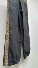 Gucci Monogram Loose-fit Canvas Pants