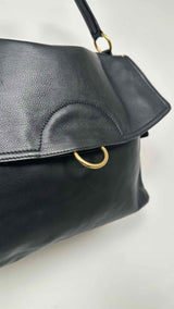 Salvatore Ferragamo Gancini Leather Shoulder Bag