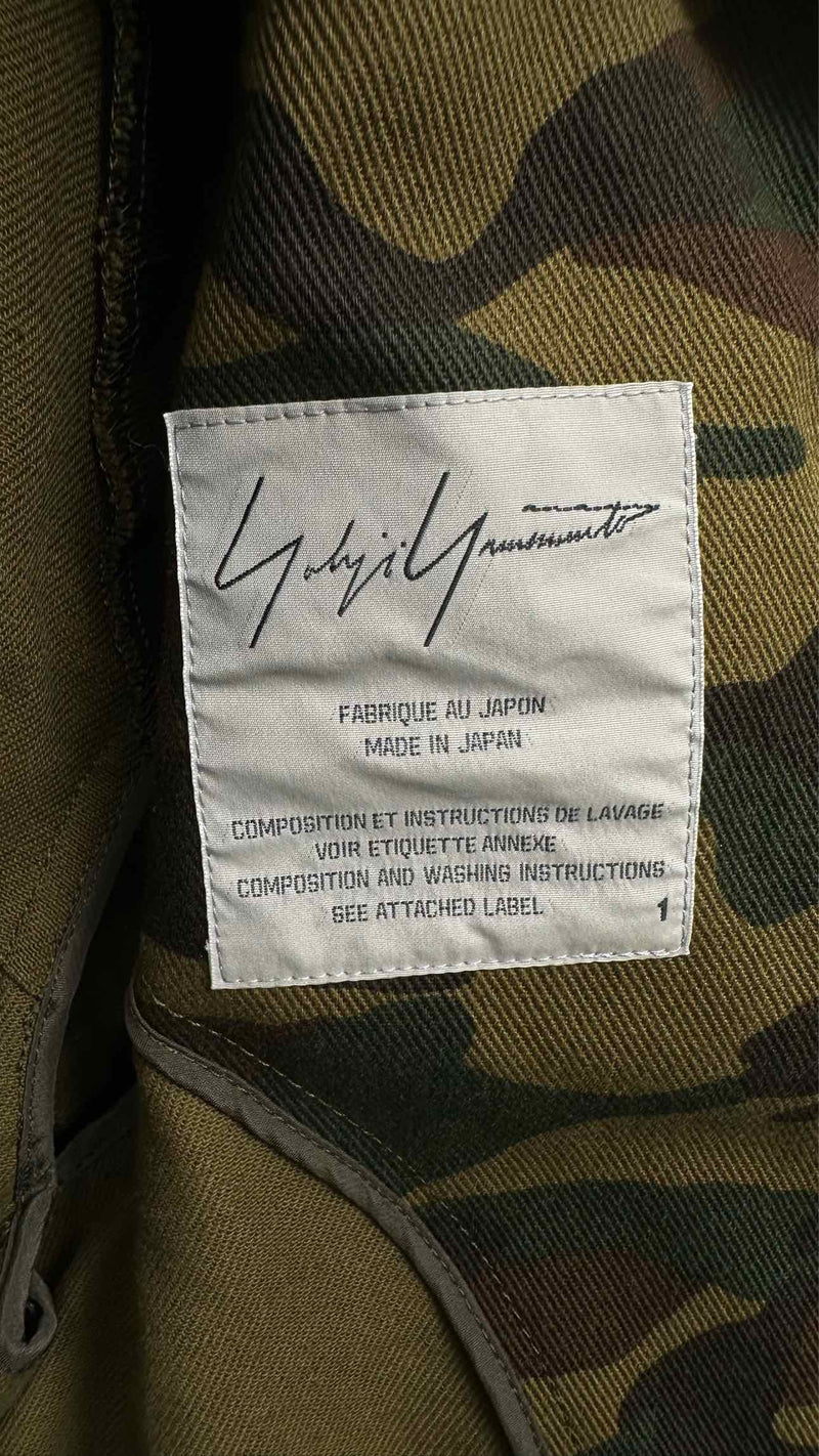 Yohji Yamamoto Reconstructed Camo Jacket