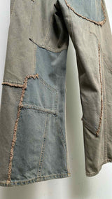 Acne Studios Pedrika Patchwork Rigid Wide Jeans