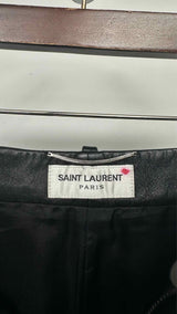 Saint Laurent Pleated Leather Pants