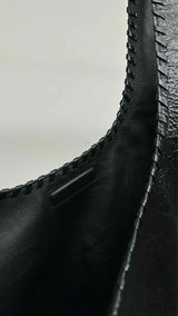 Dries Van Noten Merch Crinkle Leather Bag