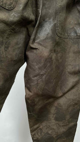Comme Des Garcons Homme Plus Over-dye Waxed Nylon Pants