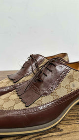 Gucci GG Monogram Canvas Oxford Shoes