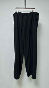 Balenciaga Drawstring-Waist Wide-Leg Pants