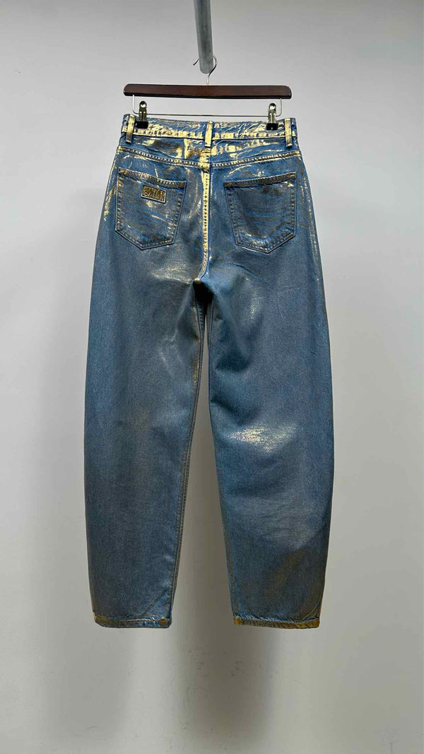 Ganni Spray-effect Boyfriend Jeans
