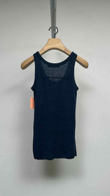 Christian Dior Logo Embroidered Rib Tank Top