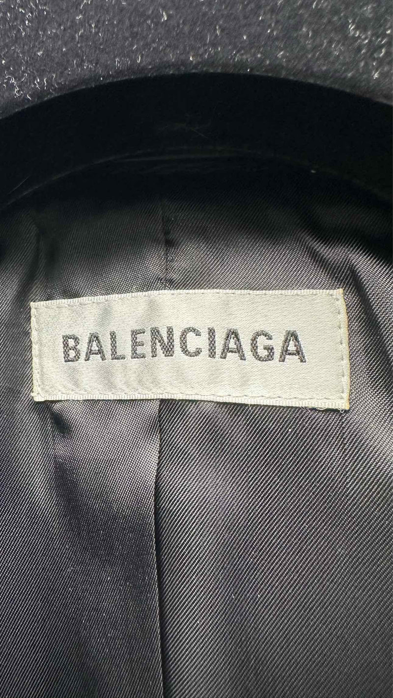 Balenciaga Double-breast Leather Short Coat
